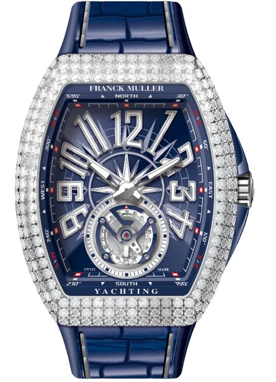 Review Franck Muller Vanguard Yachting Replica Watch V 45 T YACHT D (BL) (AC) (BL. BLC AC)